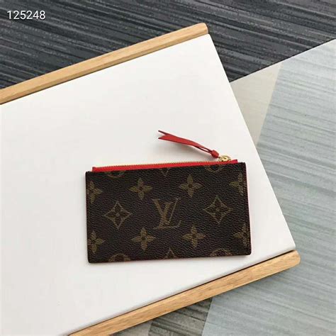 lv card holder necklace|louis vuitton zipped card holder.